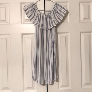 Off-the-shoulder Shift Dress
